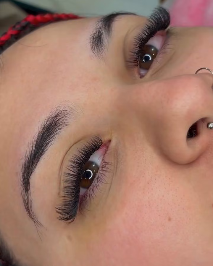 Resultado de extensiones de pestañas